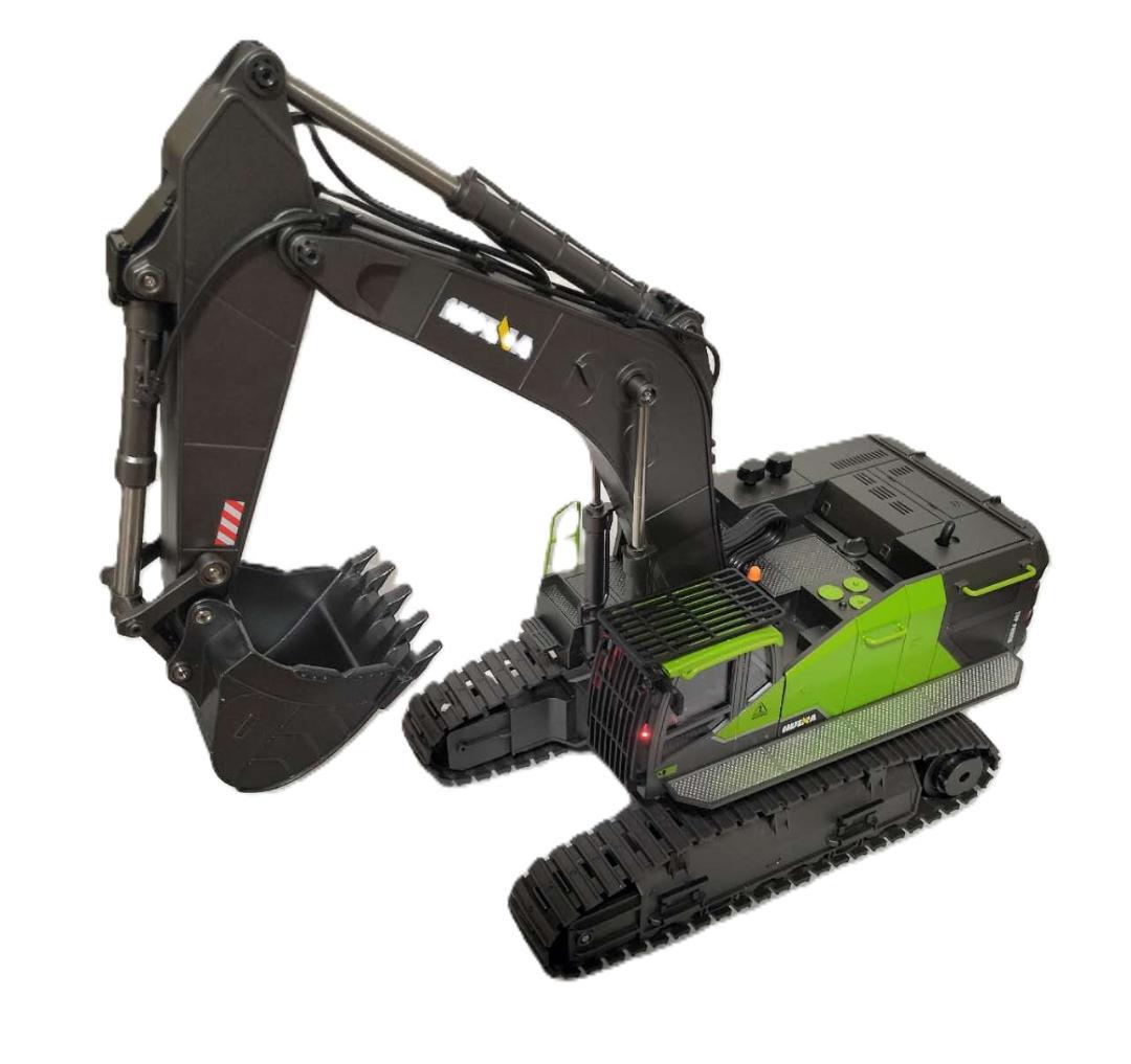 HUINA 1593 1/14サイズパワーショベルラジコン　アタッチメント付き