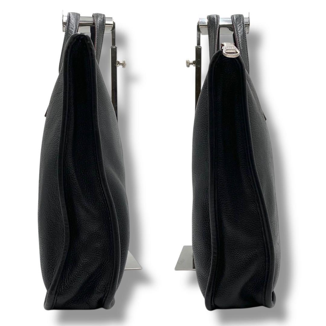 美品✨ロエベ ビジネスバッグ トレド アナグラム ロゴ A4可 レザー ブラック