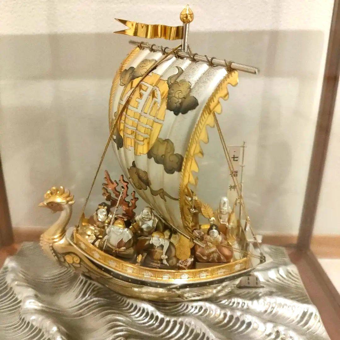 銀製 宝船 4号(七福神) 武比古 - メルカリ