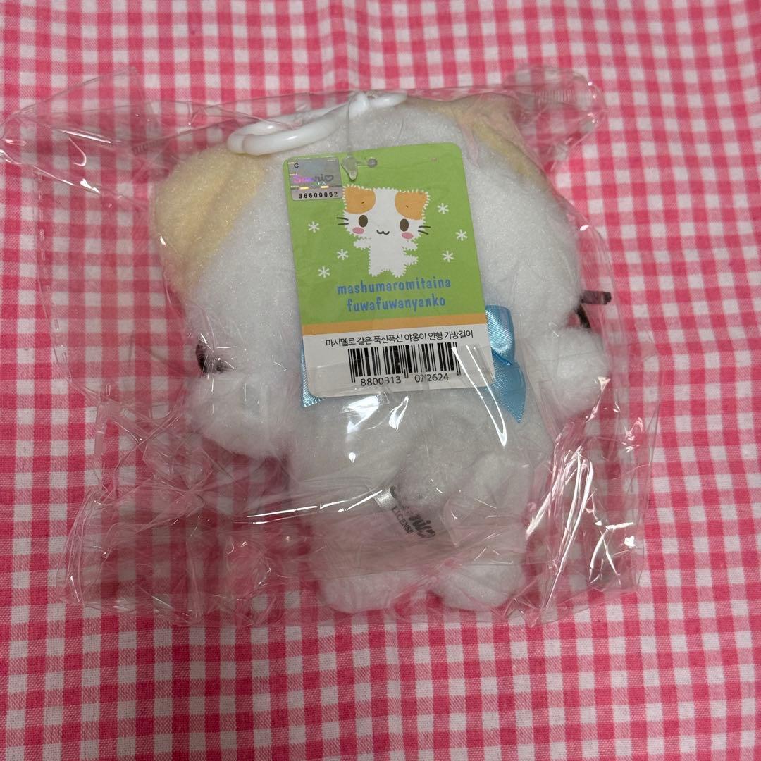 マシュマロみたいなふわふわにゃんこ ぬいぐるみ 韓国限定 - メルカリ