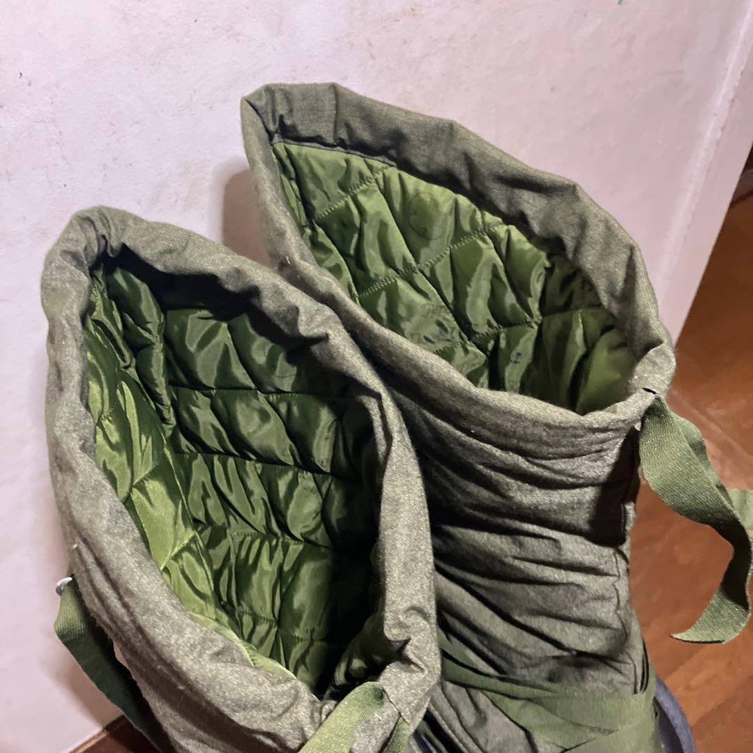 スウェーデン国防軍 オーバーシューズ 中綿ブーツ マクラックブーツ