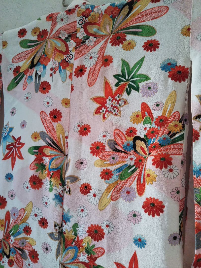 本洗い済み正絹着物(No.51)七五三