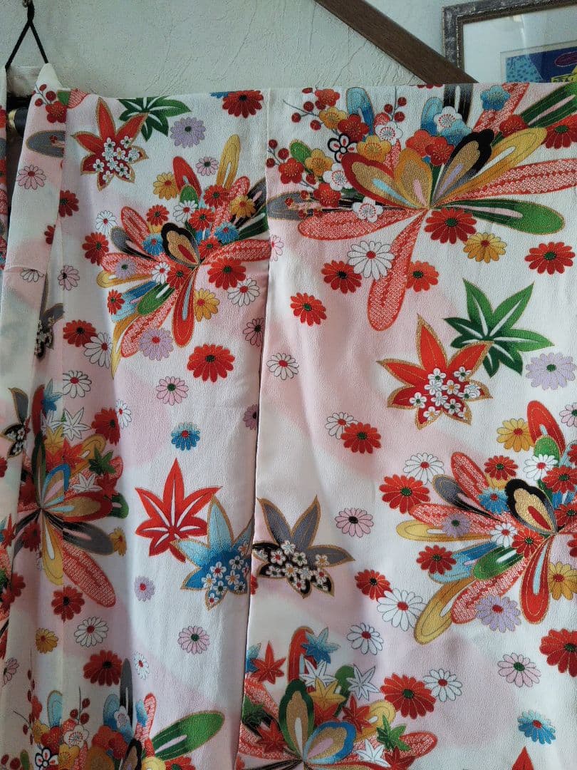 本洗い済み正絹着物(No.51)七五三