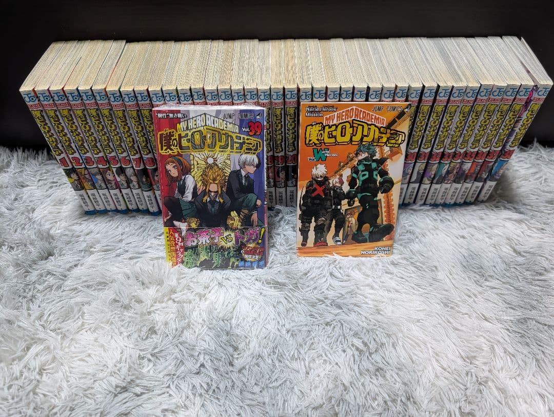 僕のヒーローアカデミア　1巻から39巻+映画特典W