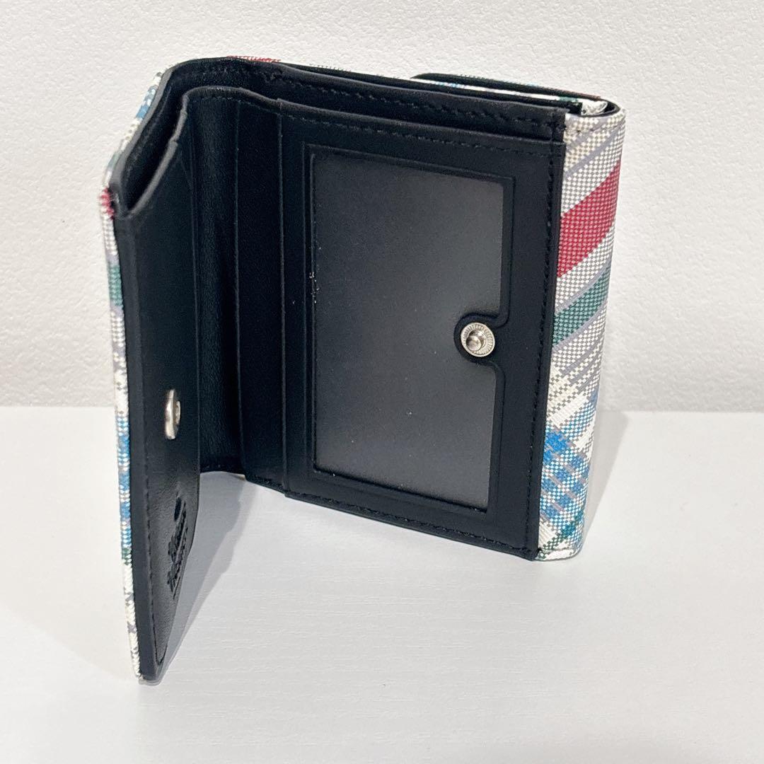 Vivienne Westwood 二つ折り 財布 マドラス チェック 柄 二 つ折り