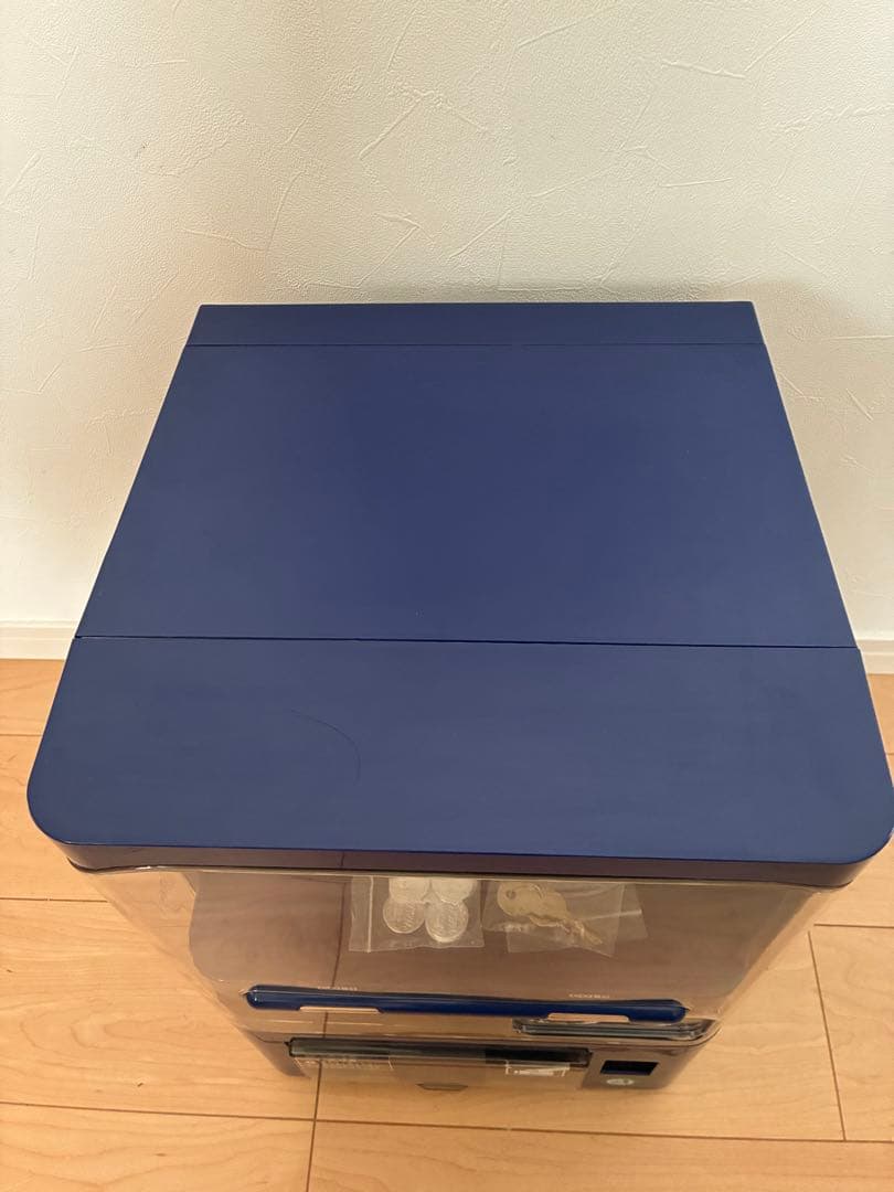 【美品】家庭用 ミニ自動販売機型保冷庫 MSO-016 ブルー