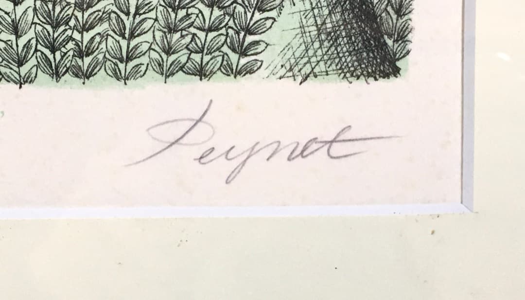 ○[希少] レイモン・ペイネ 『愛のキューピッド』 リトグラフ 版画 7/250