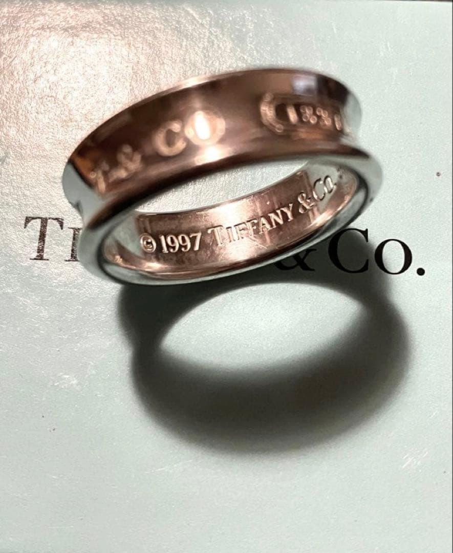 【美品】希少サイズTIFFANY&Co ティファニー ナローリング 約20号