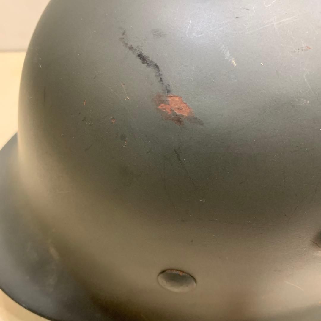 ドイツ軍スタイル ヘルメット グレー金属製、レプリカM 36？ - メルカリ