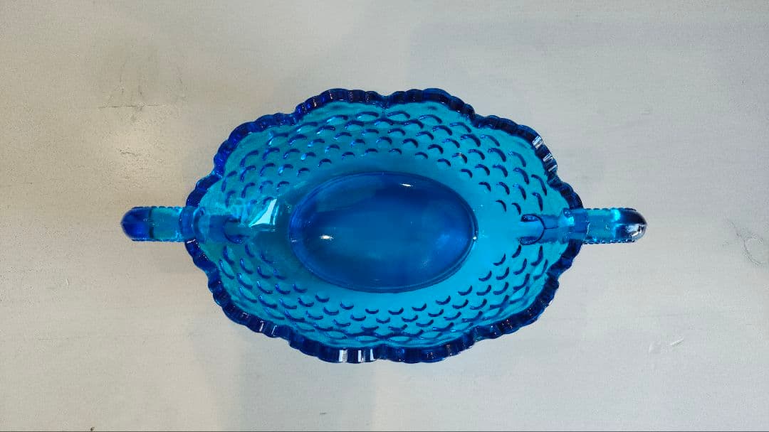 50~'60 フェントン Fenton Blue Hobnail 美品 - メルカリ
