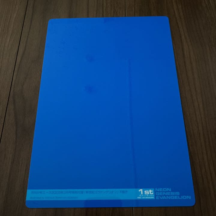 エヴァ　新世紀エヴァンゲリオン 下敷き 下敷 少年エース