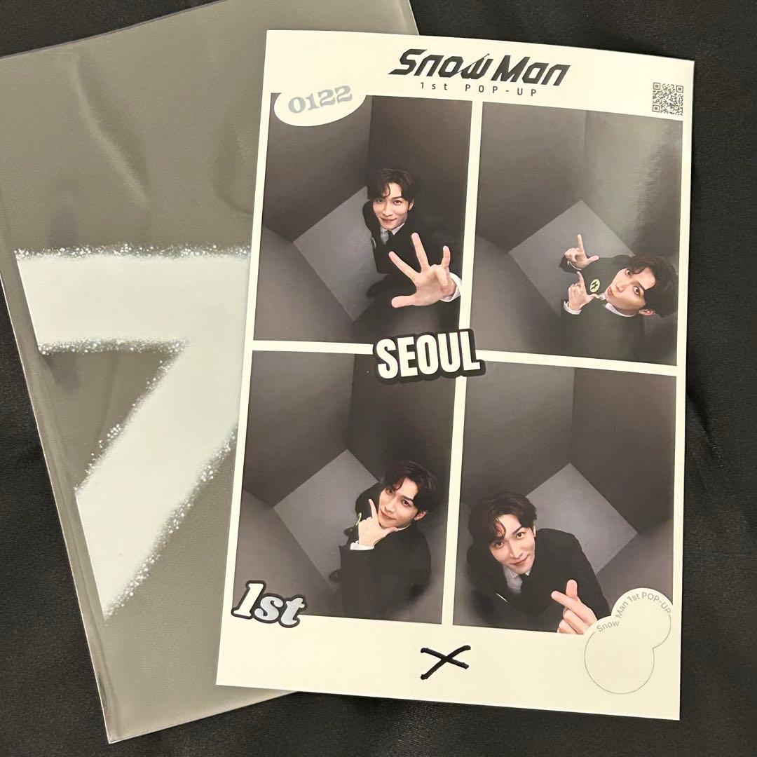 韓国限定 SnowMan スノ ポップアップ 渡辺翔太 5点セット プリクラ付き