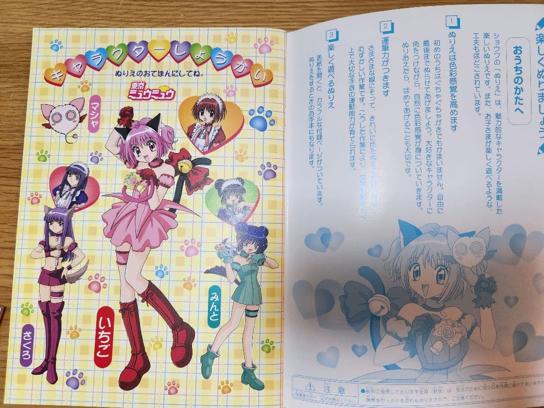 東京ミュウミュウ　新品未使用　ぬりえ