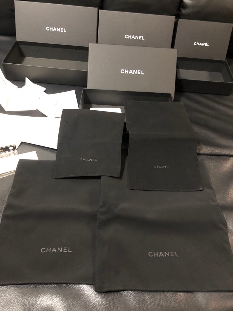 シャネル マットタイプ 財布空箱、保存袋、ギャランティ、リボン等