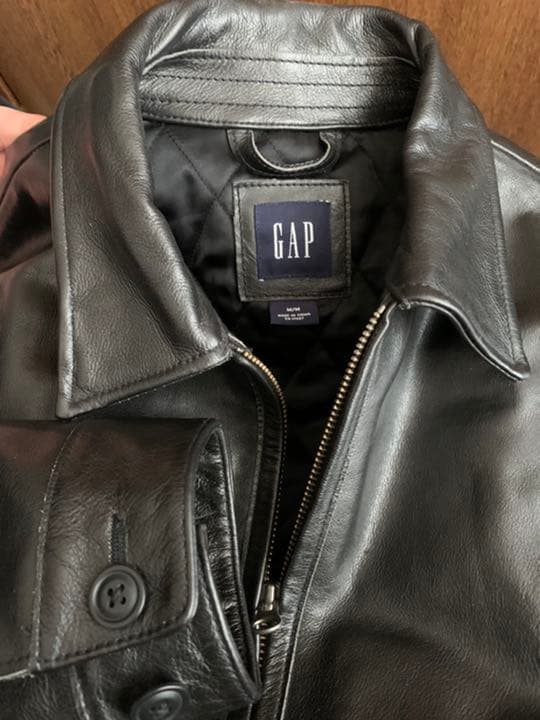 GAP ギャップ レザージャケット シングルライダース XL 00s GAP レザー