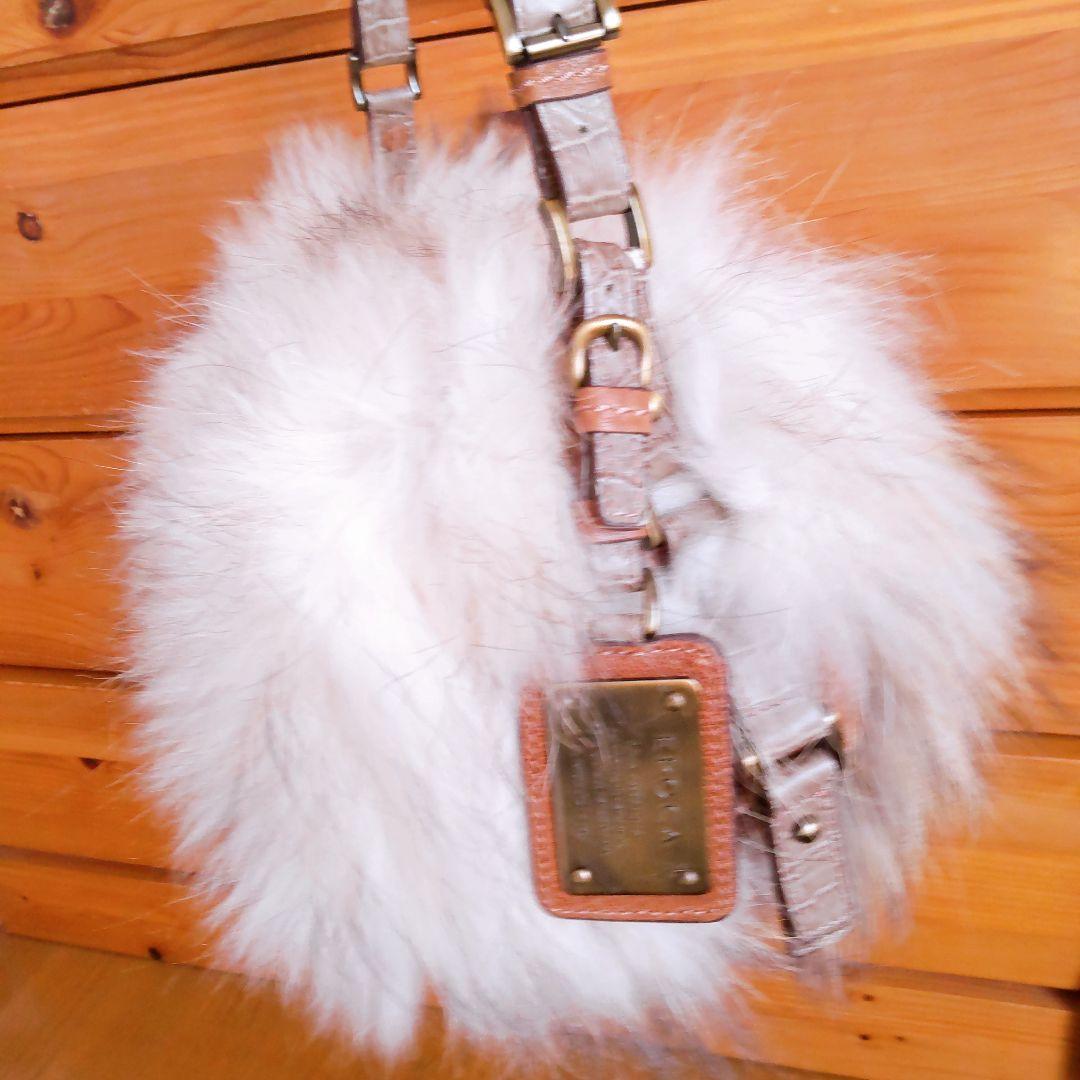 EPOCA エポカ　ふわふわ　リアルファー　ワンショルダー　バッグ　毛皮