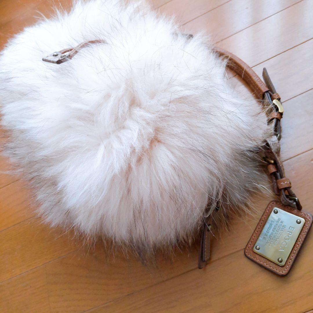 EPOCA エポカ　ふわふわ　リアルファー　ワンショルダー　バッグ　毛皮