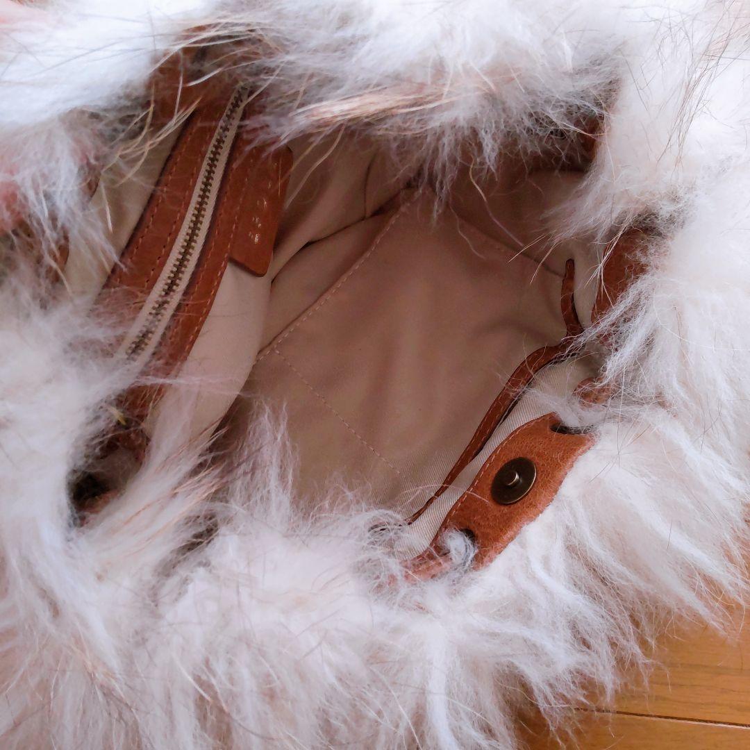 EPOCA エポカ　ふわふわ　リアルファー　ワンショルダー　バッグ　毛皮