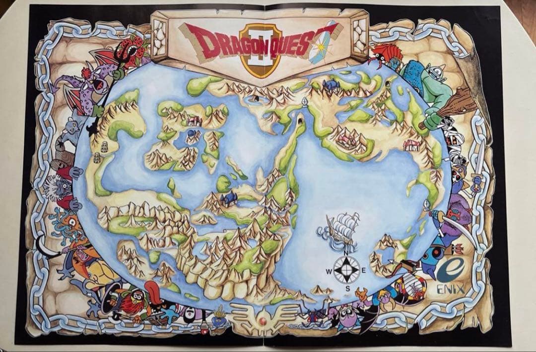 ドラゴンクエスト1.2.3 超お得3枚セット 販促用チラシ キャラクターグッズ