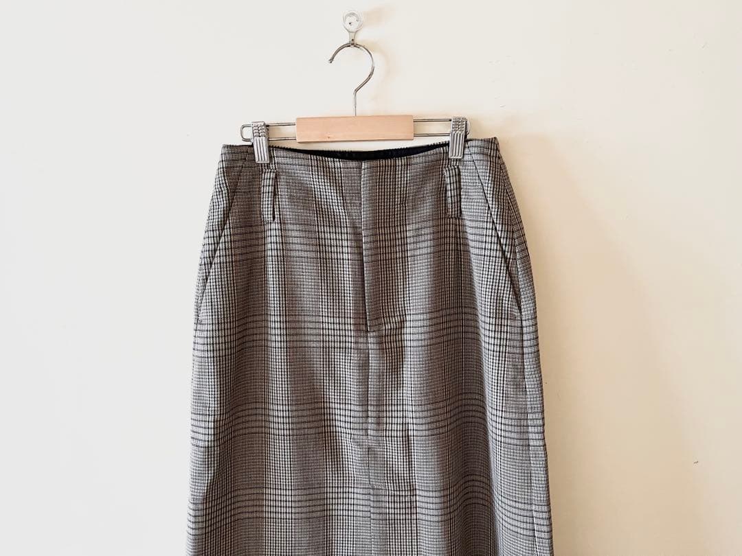 新品 マーガレットハウエル×フォックスブラザーズ グレンチェックツイルスカート