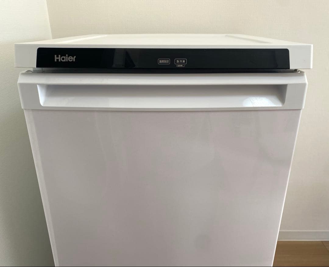 Haier 前開き式冷凍庫 102Lホワイト