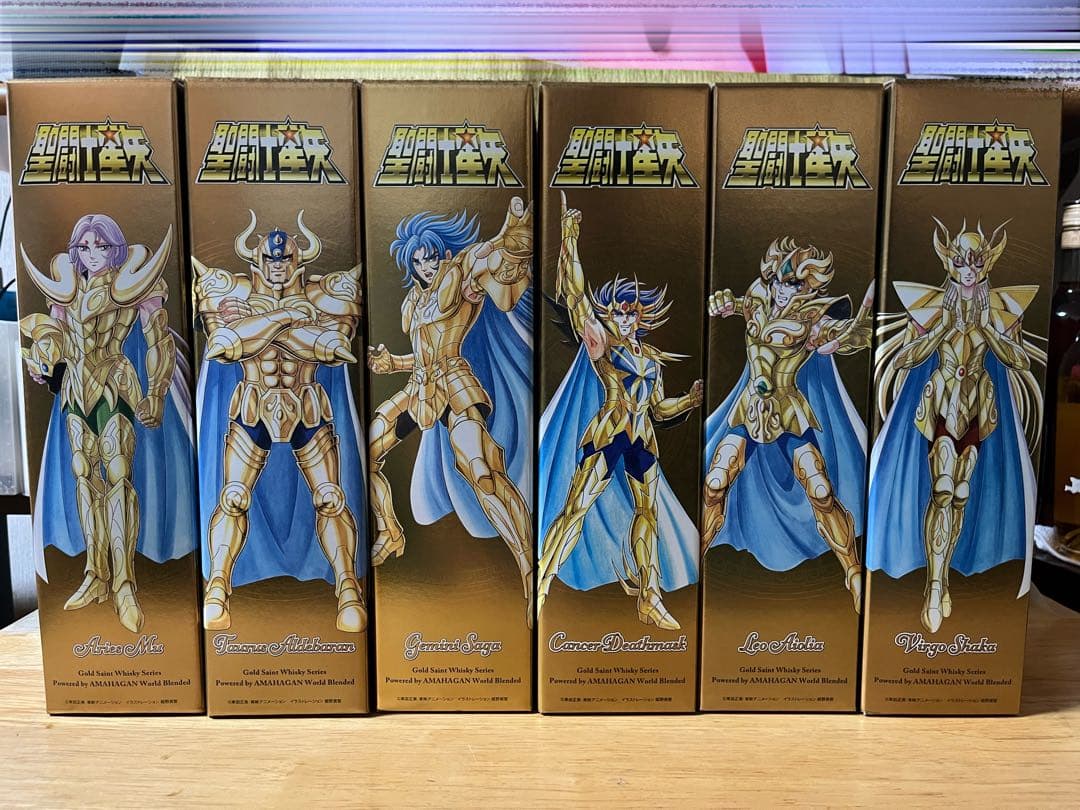 長濱蒸溜所ウイスキー 聖闘士星矢 黄金聖闘士シリーズ12本コンプリート