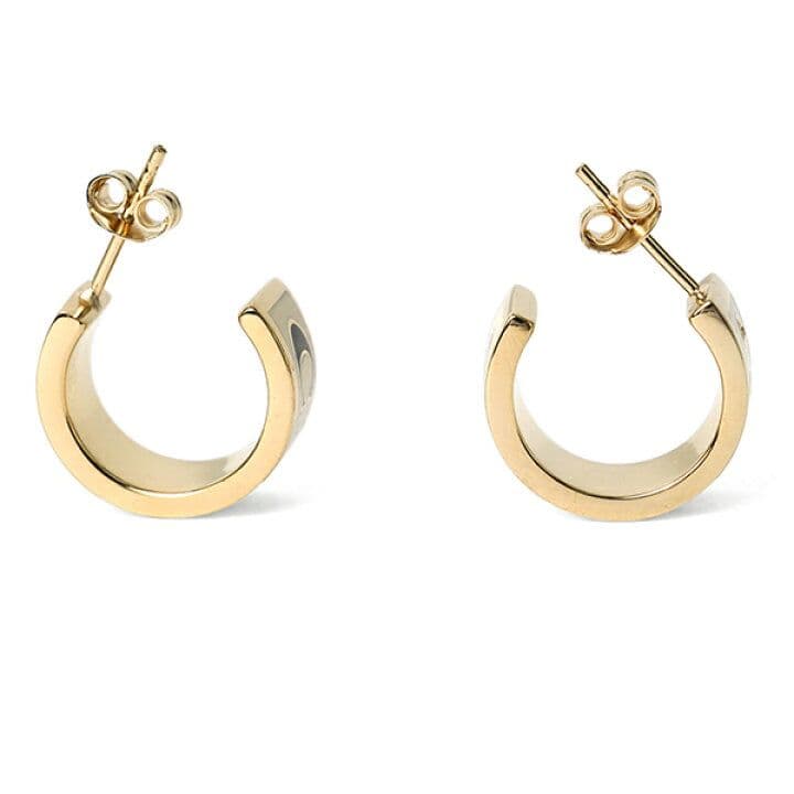 ✨新品 大特価✨コーチ シグネチャー エナメル ピアス ホワイトx