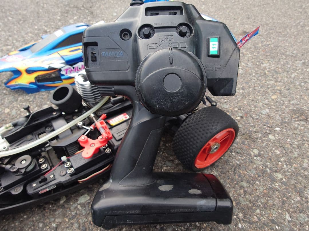 1/10 タミヤ4WDエンジンバギー即走行可