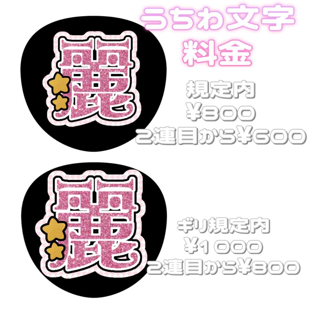 連結文字パネル 連結うちわ文字