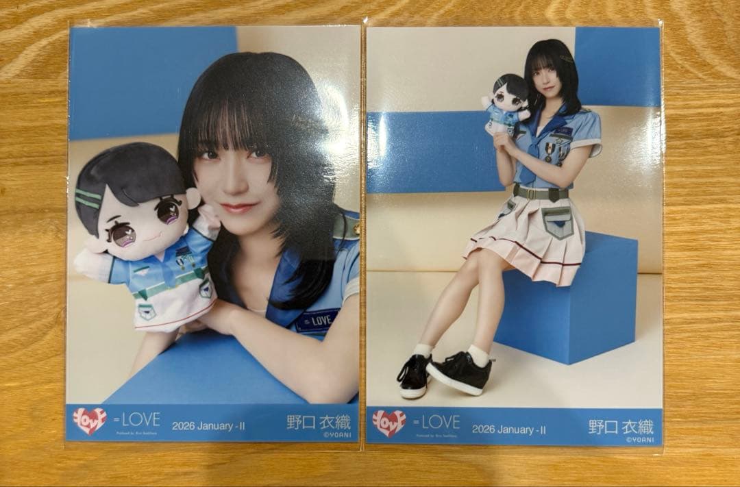 LOVE 野口衣織 生写真 モリファンコラボ④ サバイバル衣装 セミコンプ