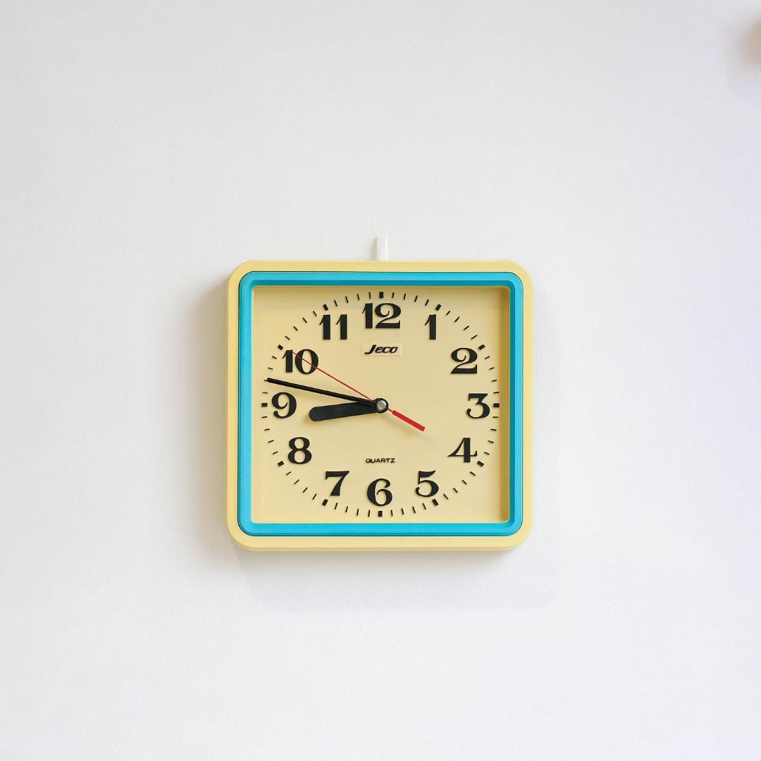 jeco 1970年代　掛け時計　ポストモダン　ミッドセンチュリー