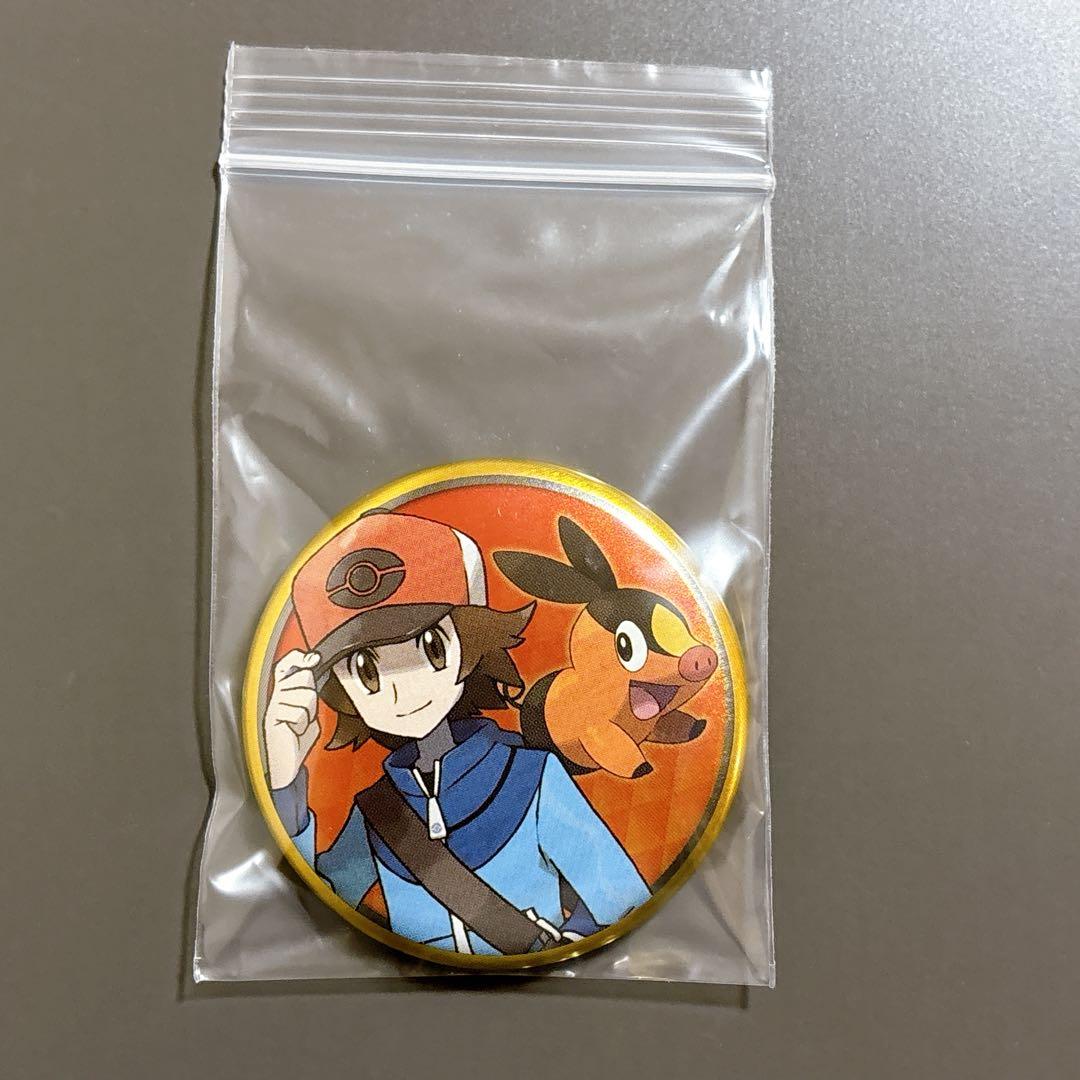 激レア】 ポケモン トレーナー 缶バッジ 主人公 トウヤ - メルカリ