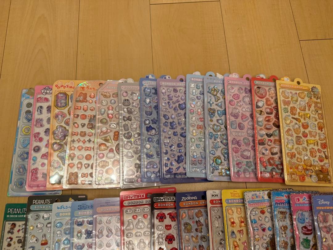 正規品ボンボンドロップシール等まとめ売り　52枚