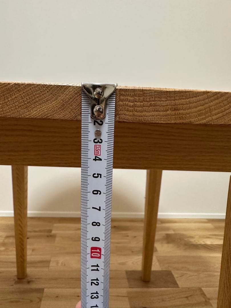 無垢材オーク　ラウンドテーブル