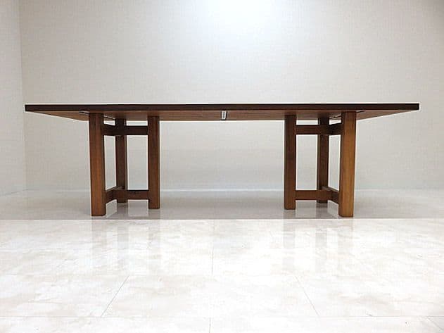 ウォールナット無垢材ダイニングテーブル　W240ｃｍ　多人数用ダイニングテーブル