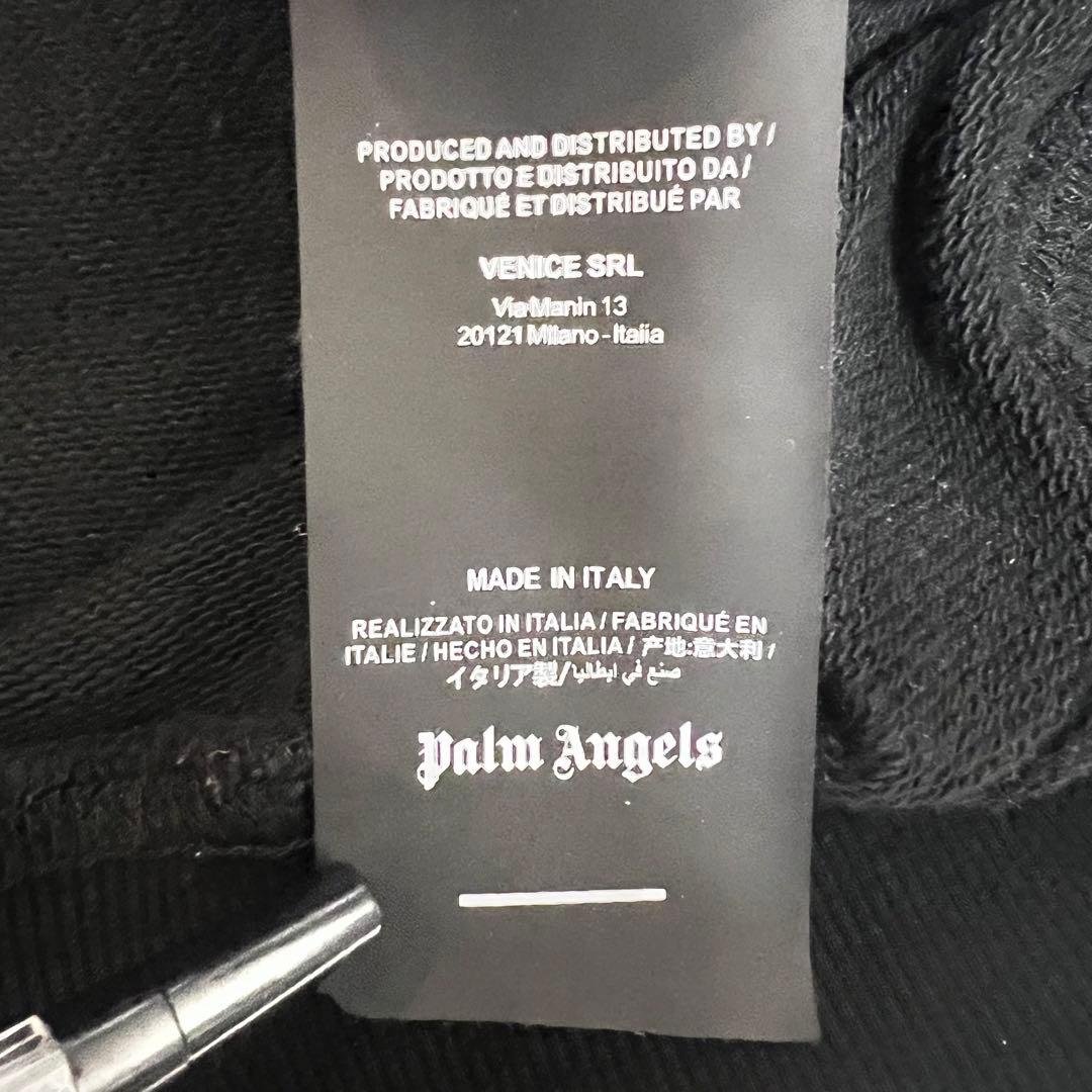 『人気Lサイズ』 パームエンジェルス　パーカー　パイルロゴ　ベア　黒　【L】