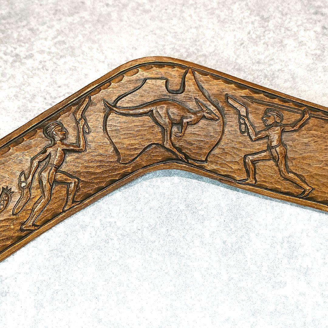 手彫りブーメラン '80ビンテージ Fritz Rentz オーストラリア製