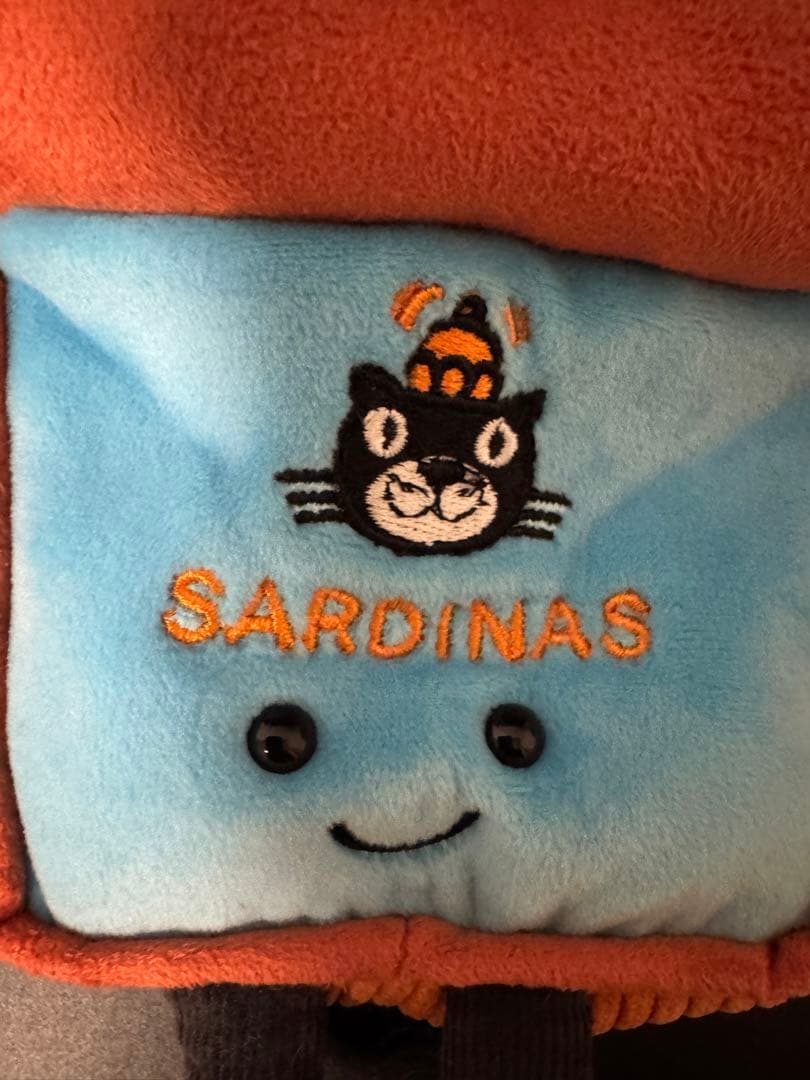 ジェリーキャット　オイルサーディン缶　ぬいぐるみ