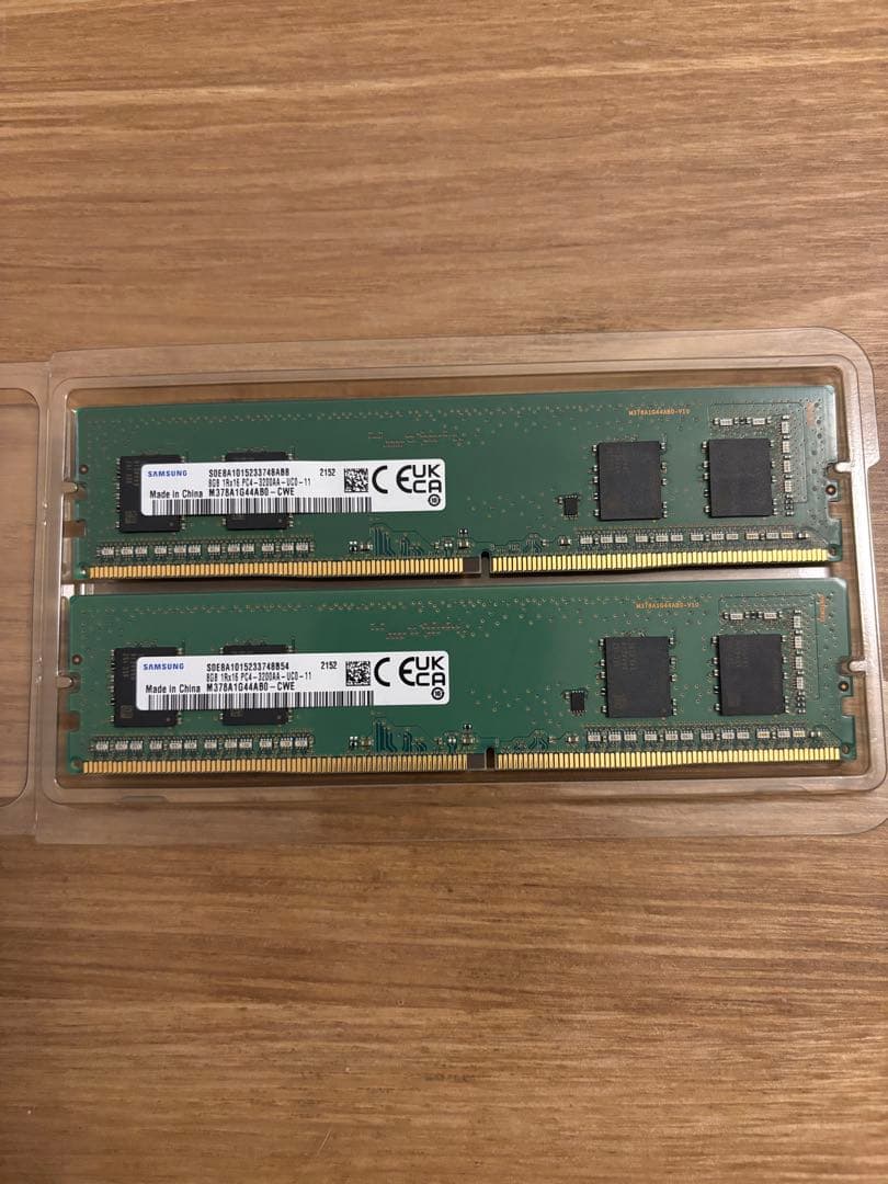 DDR4 8GB×2枚メモリ M378A1G44AB0-CWE 8GB DDR4 3200MHz PC4-25600 1.2V 1Rx16 288-Pin UDIMM Desktop RAM