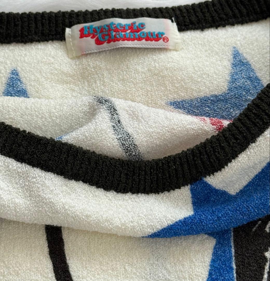 日本製　ヒステリックグラマー　星柄　タンクトップ　キャミソール