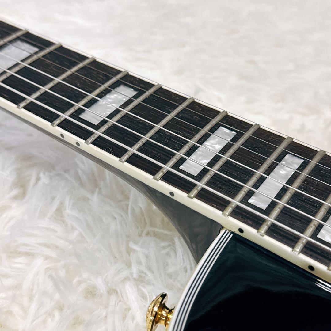 GrassRoots/グラスルーツ レスポールカスタム ブラック ソフトケース付