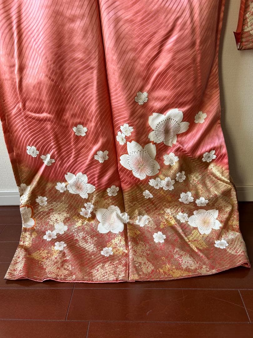 振袖豪華11点フルセット 赤系 金彩 刺繍 成人式 お正月 結婚式 いしげ