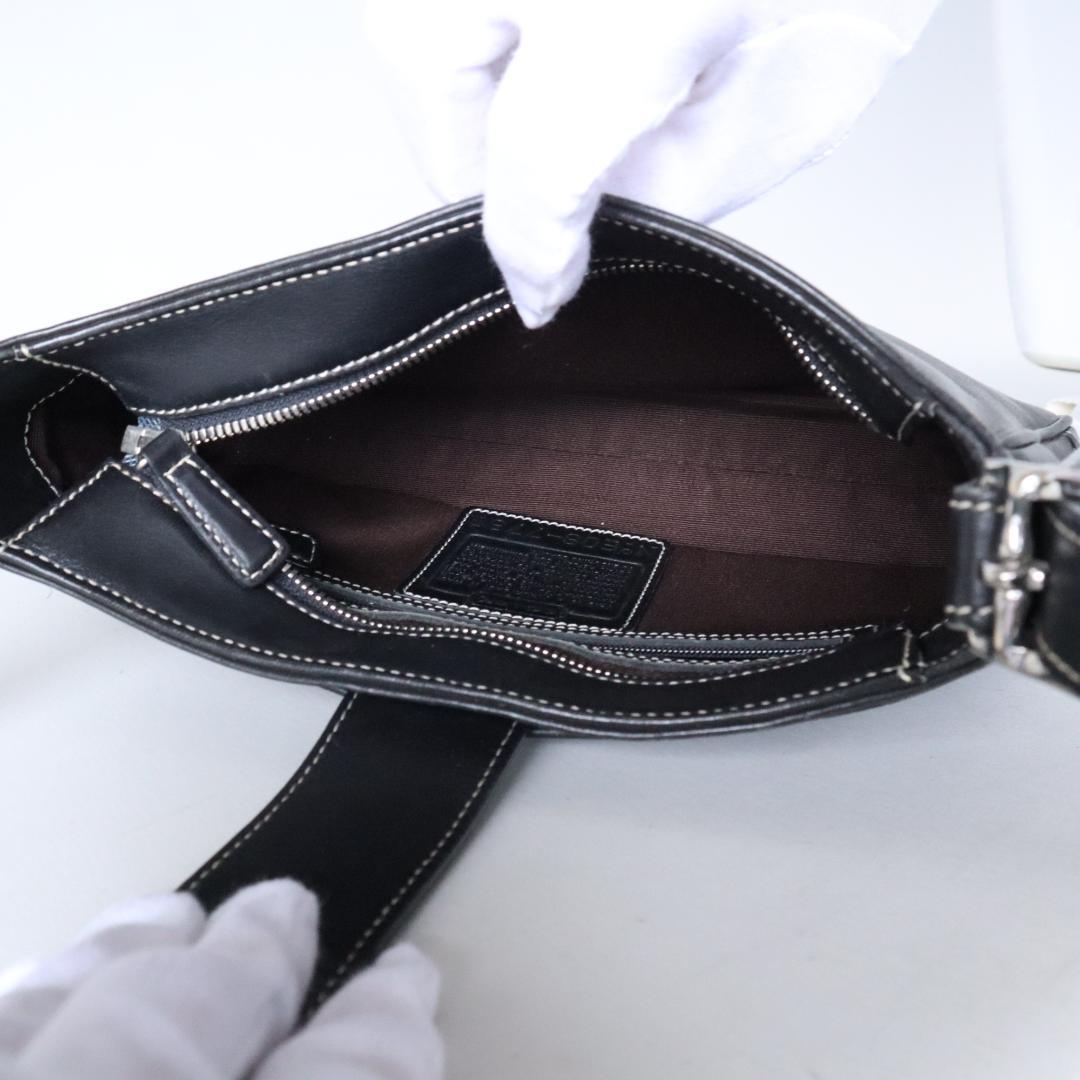 【極美品】COACH オールドコーチ ワンショルダーバッグ グラブタンレザー 黒