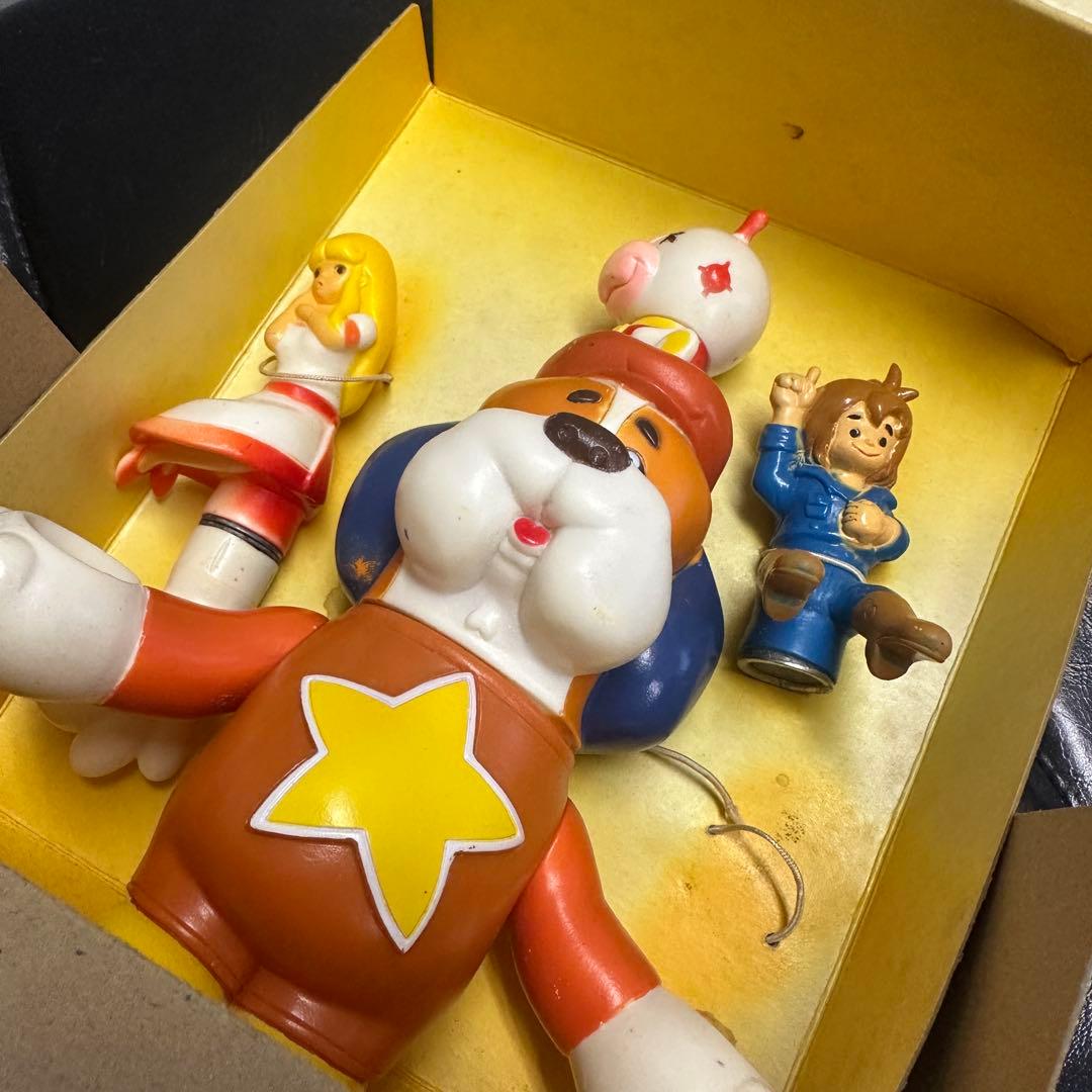 ポールのミラクル大作戦 ソフビ人形貯金箱　当時もの