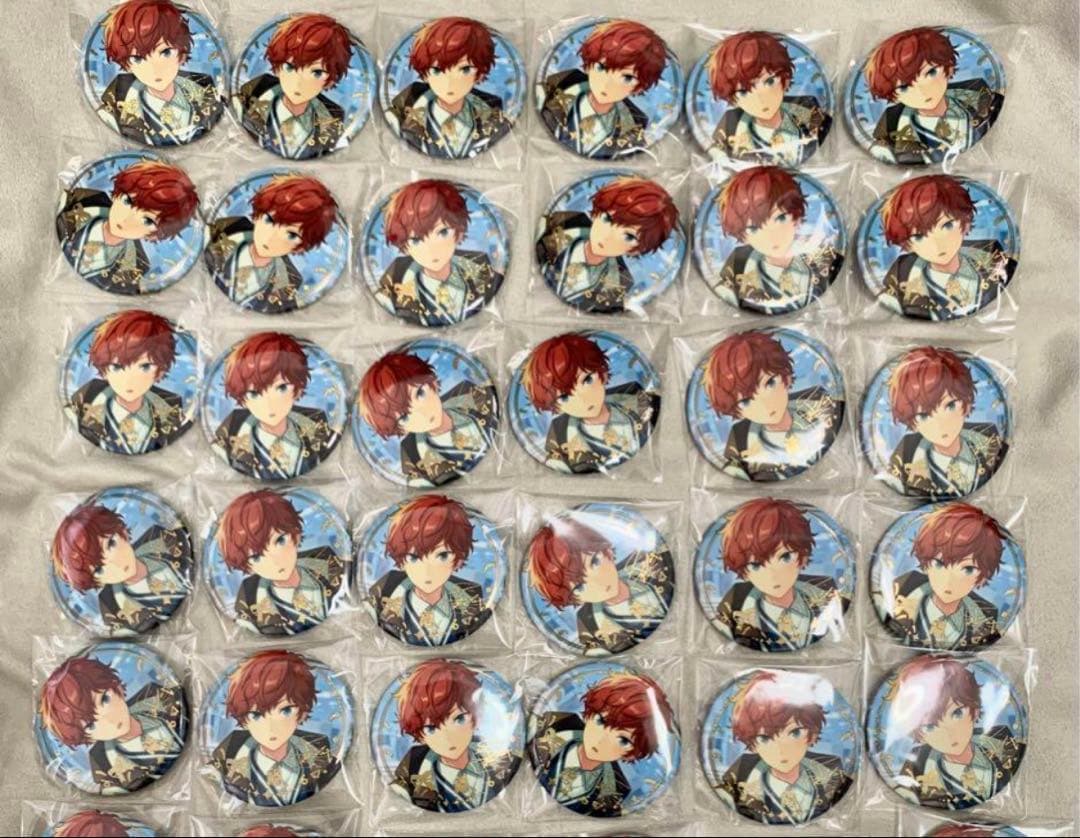 天城一彩 招募 缶バッジ 開花前