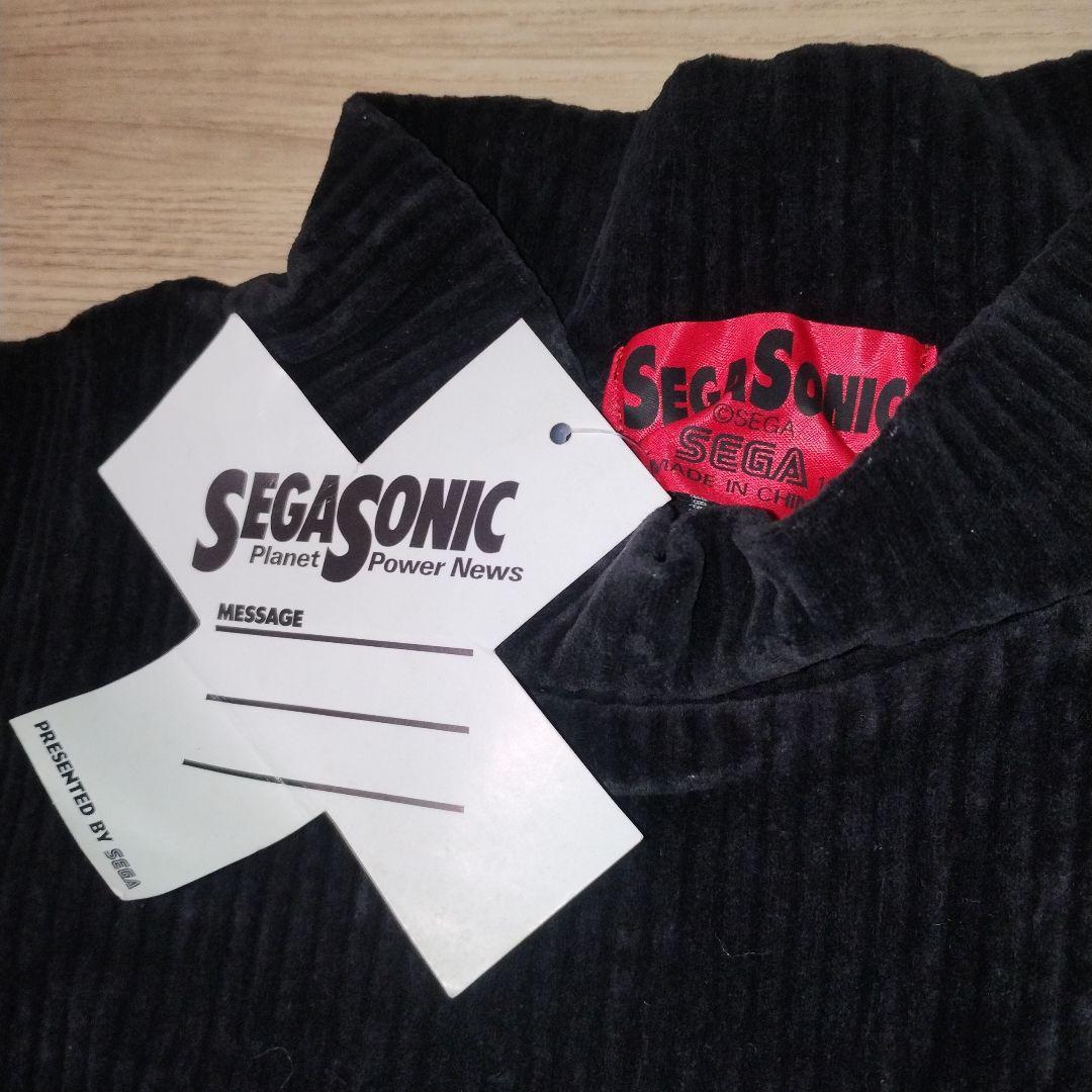 超レア☆90's SEGA SONIC ハイネック タートルネック コーデュロイ