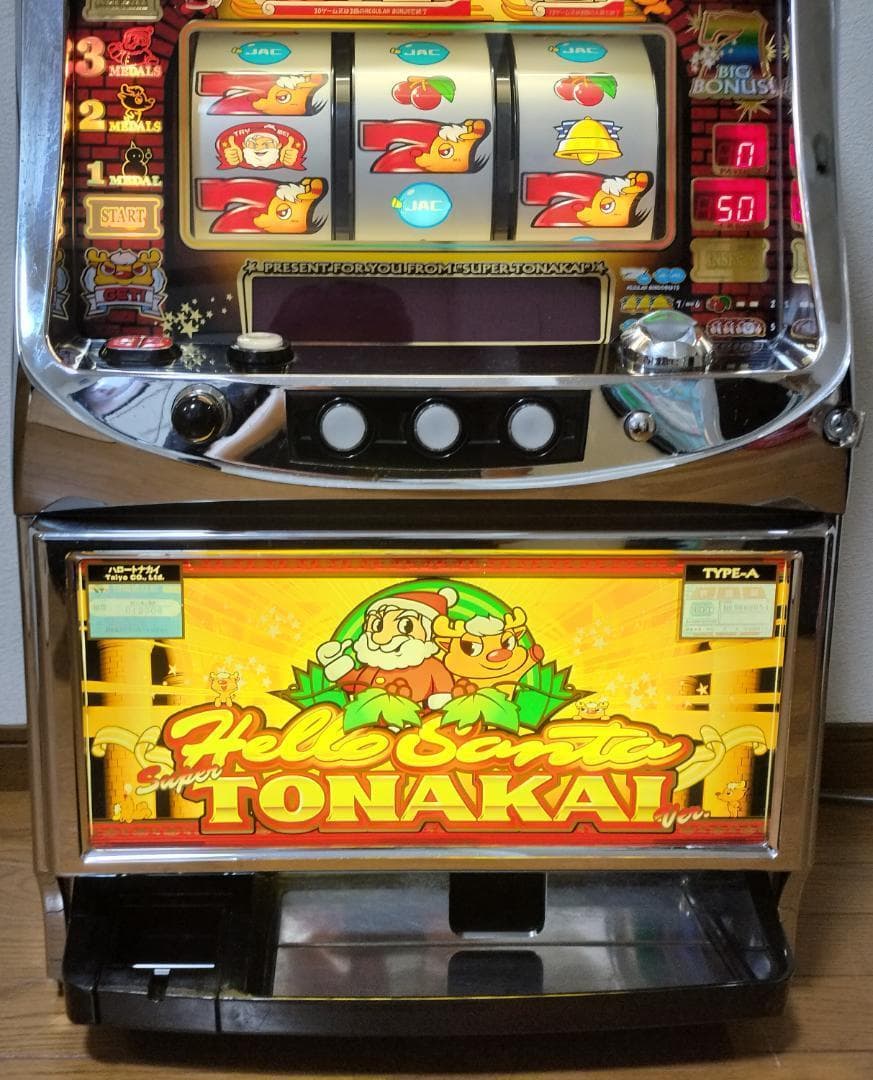 パチスロ実機】タイヨー☆ハローサンタスーパートナカイバージョン
