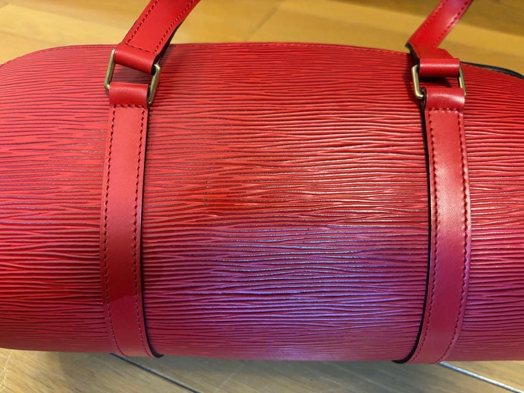 ルイヴィトン エピ スフロ カスティリアンレッド 赤 ミニポーチ付