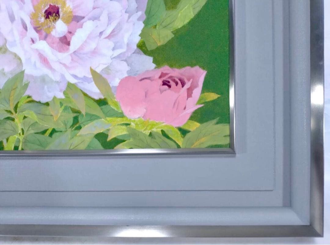 【日展会友】間瀬琳一「春輝」肉筆 外務省買上 【期間限定】特価