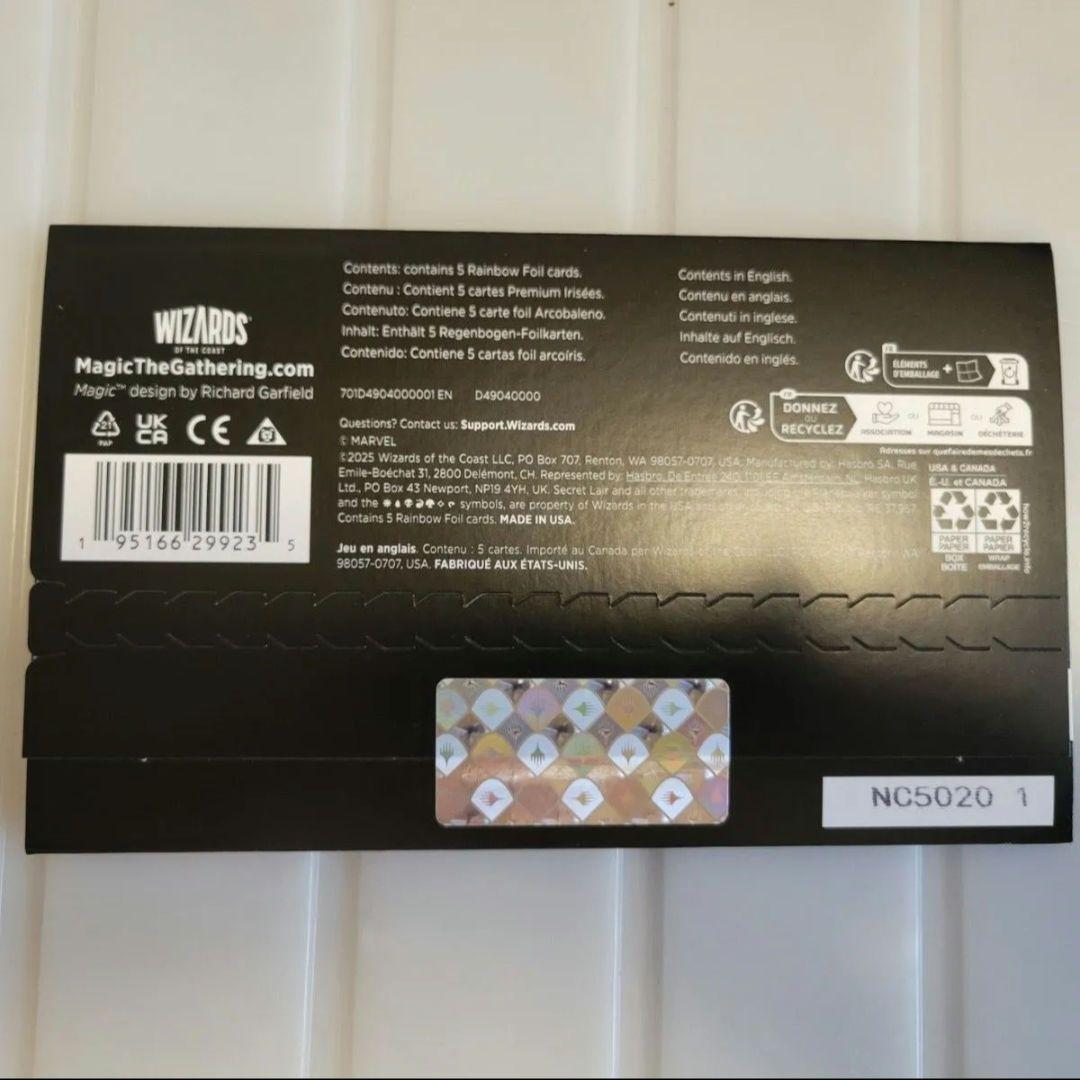 【新品未開封】Secret Lair x Deadpool MTG foil